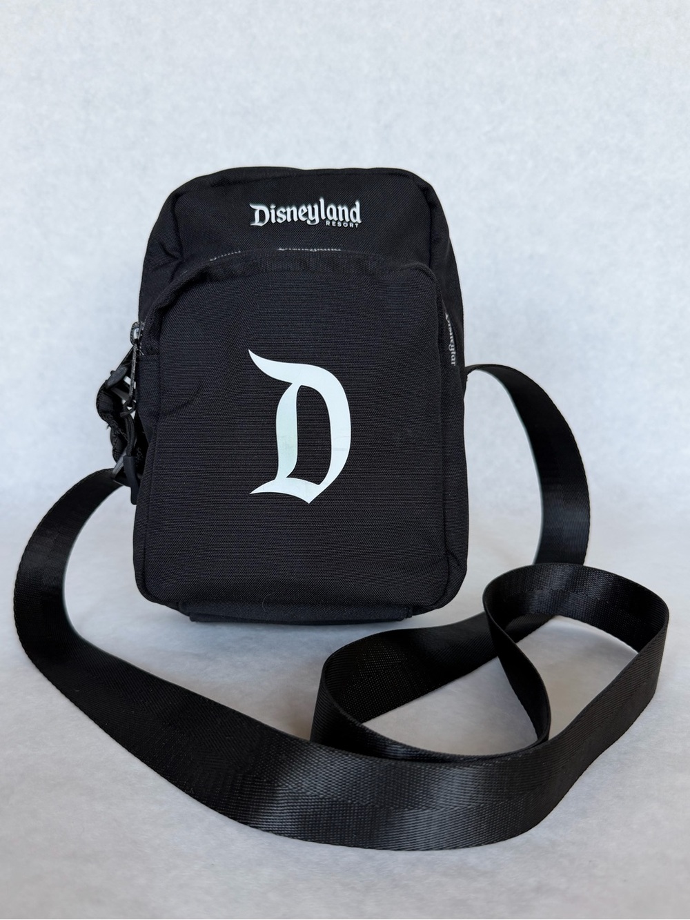 Disneyland Resort Black D Logo Crossbody Bag Disney Parks